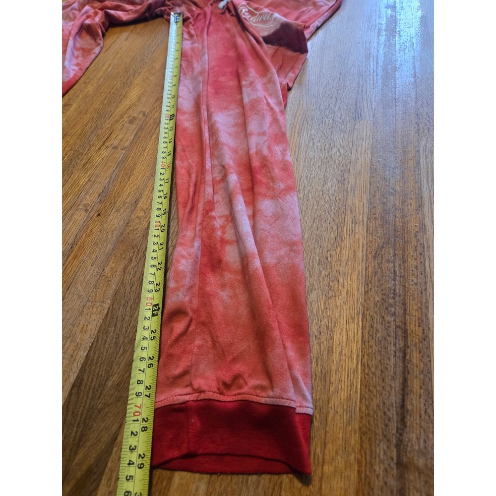 Budweiser Men Medium Red Tie-Dye Cloud Wash Beer Pocket Jogger Lounge Pants - Picture 5 of 7